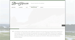Desktop Screenshot of bluffhollowestates.com